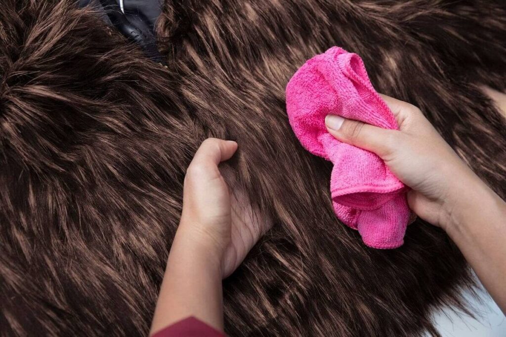 Fur Coat Cleaning Process