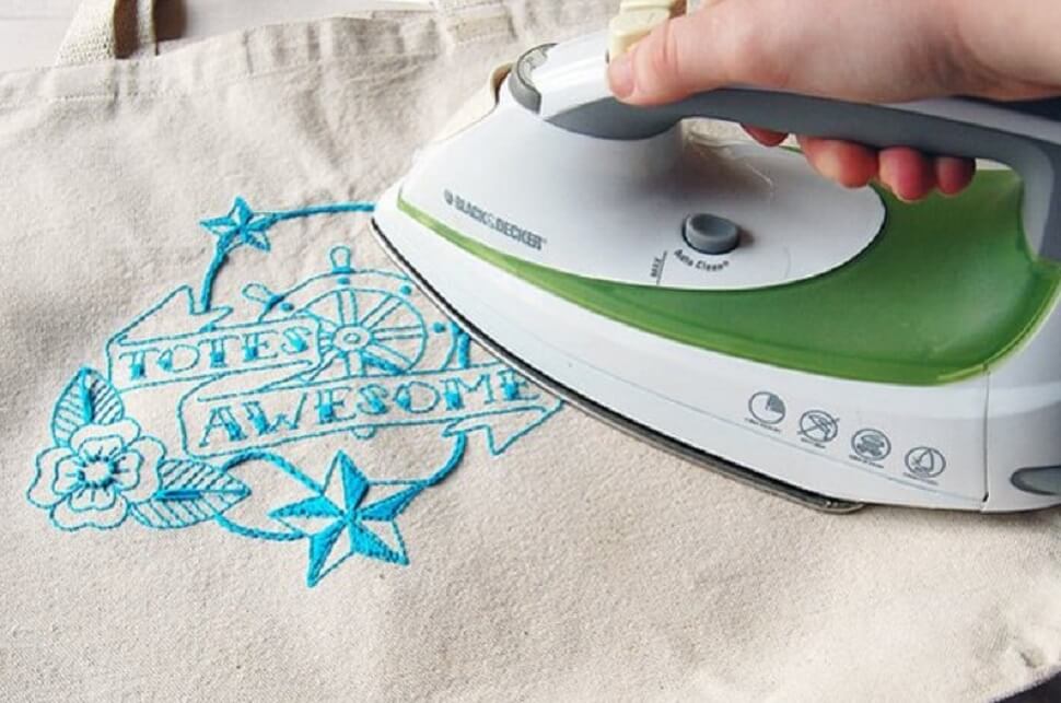 Ironing Embroidered Clothes